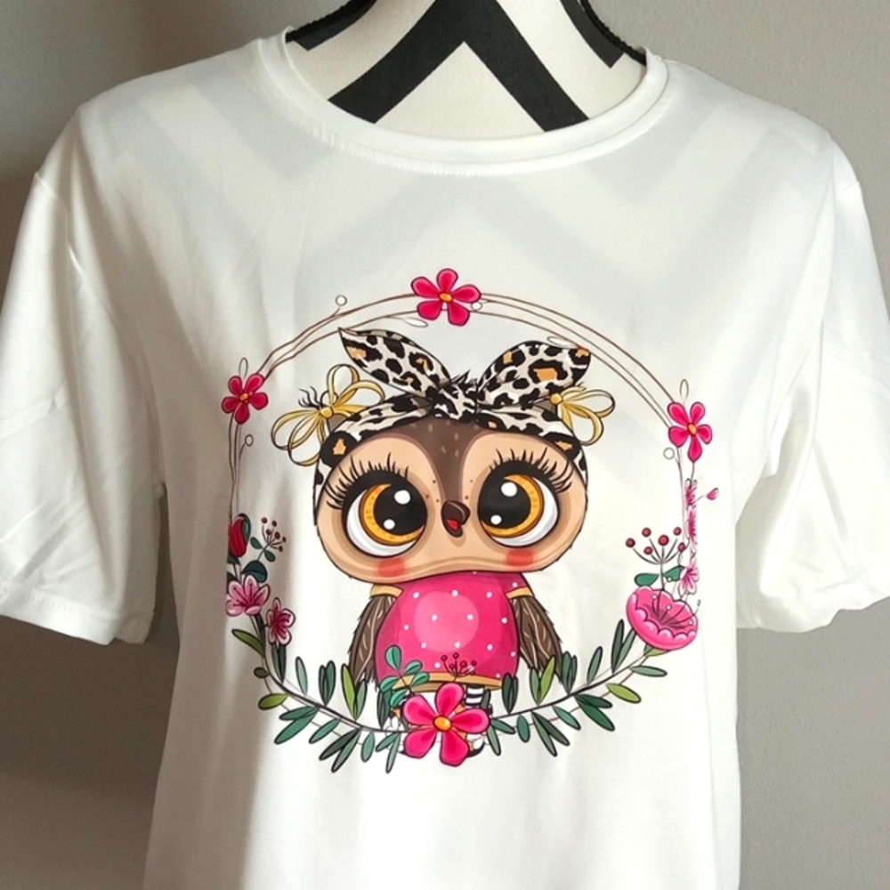Ladies XL Owl Top